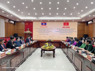 Hanoi, Vientiane strengthen ties between Vietnam Fatherland Front, Lao Front for National Construction